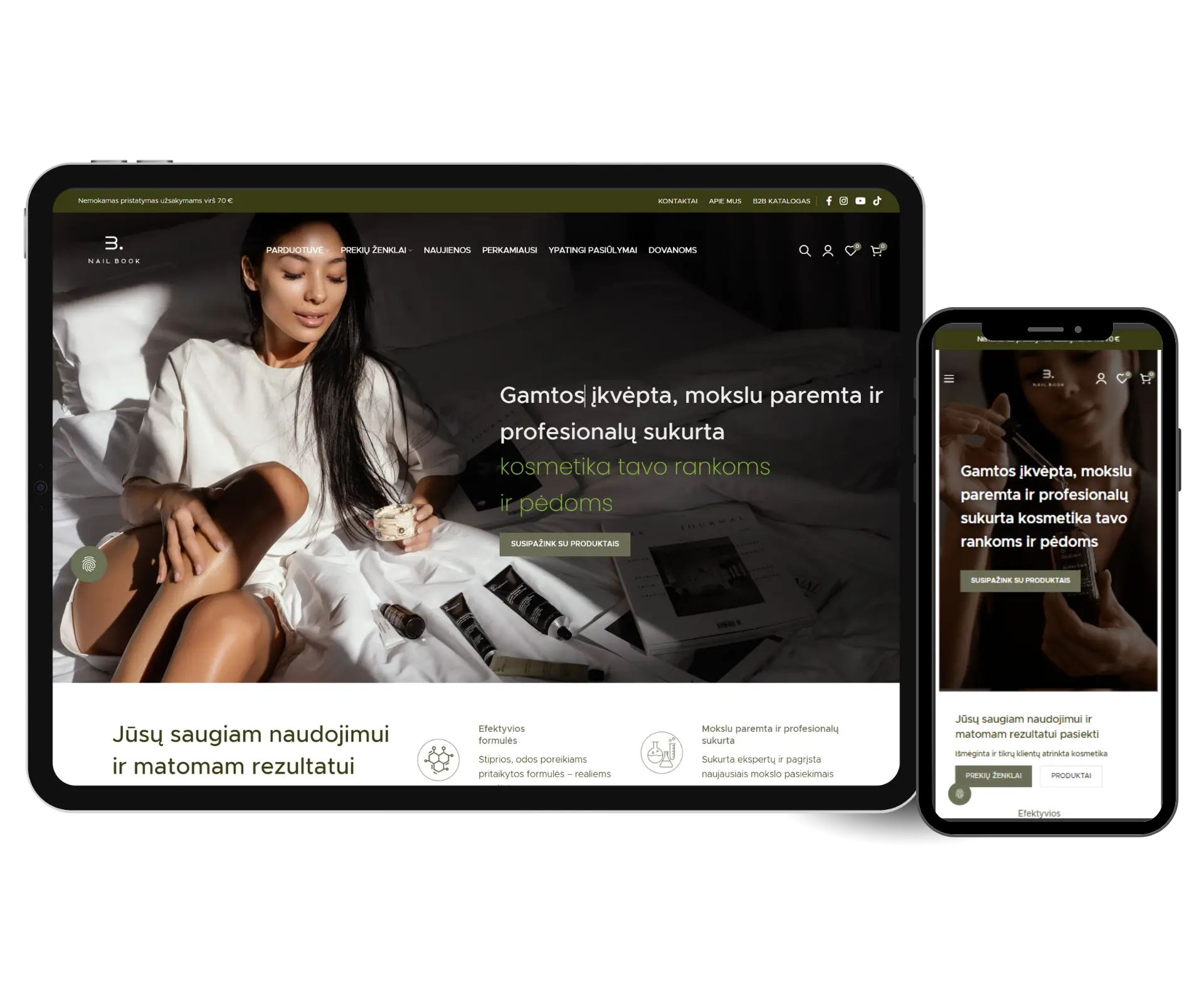 Svetainių portfolio maketai (1920 x 1600 px)